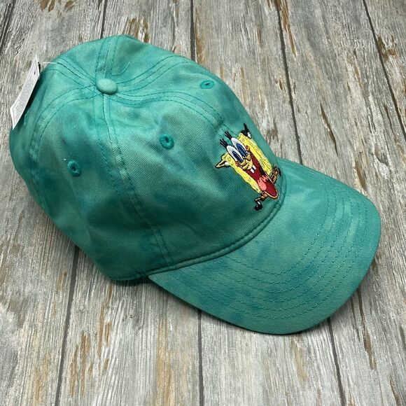 Sponge Bob Square Pants Men's Adjustable Snapback Hat Ball Cap - Picture 3 of 6